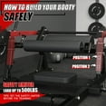 thumbnail image 3 of Syedee Glute Drive Machine, Heavy Duty Plate-Loaded Hip Thrust Machine, Glute Bridge Machine for Glute Muscles Shaping, 3 of 9