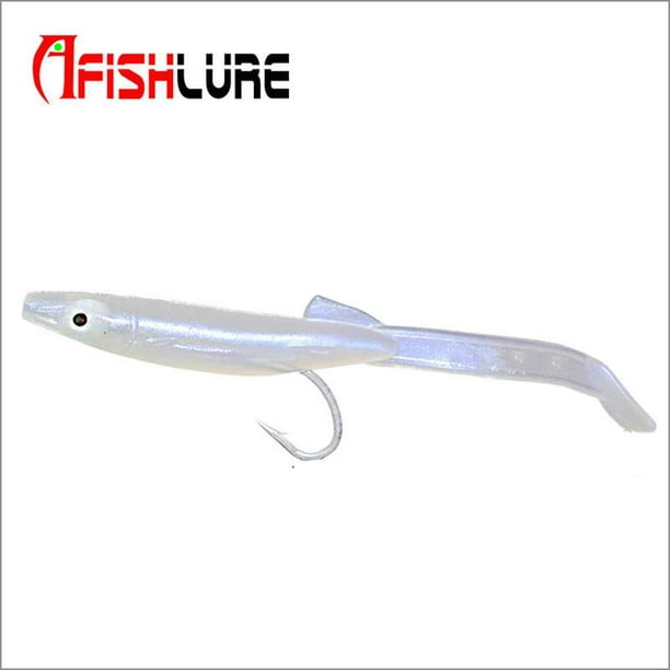 Unbranded Sea Eel Lures Paddle Tail Fish Sand Eel Bait Fishing Lure Soft Fishing Bait