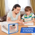 thumbnail image 2 of LNGOOR Lockable Storage Box Medicine Lock Box Versatile Coded Lock Container Clear Childproof Lockable Storage Box For Food and Home Safety, 2 of 8