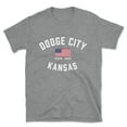 thumbnail image 1 of Dodge City Kansas Patriot Men's Cotton T-Shirt, 1 of 1