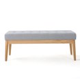 thumbnail image 1 of Banc en Tissu Bankston, Gris Clair, 1 of 9