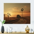 thumbnail image 2 of Designart "Industrial Landscapes with Wind Turbines I" Wind Turbines Metal Wall Art Prints, 2 of 5