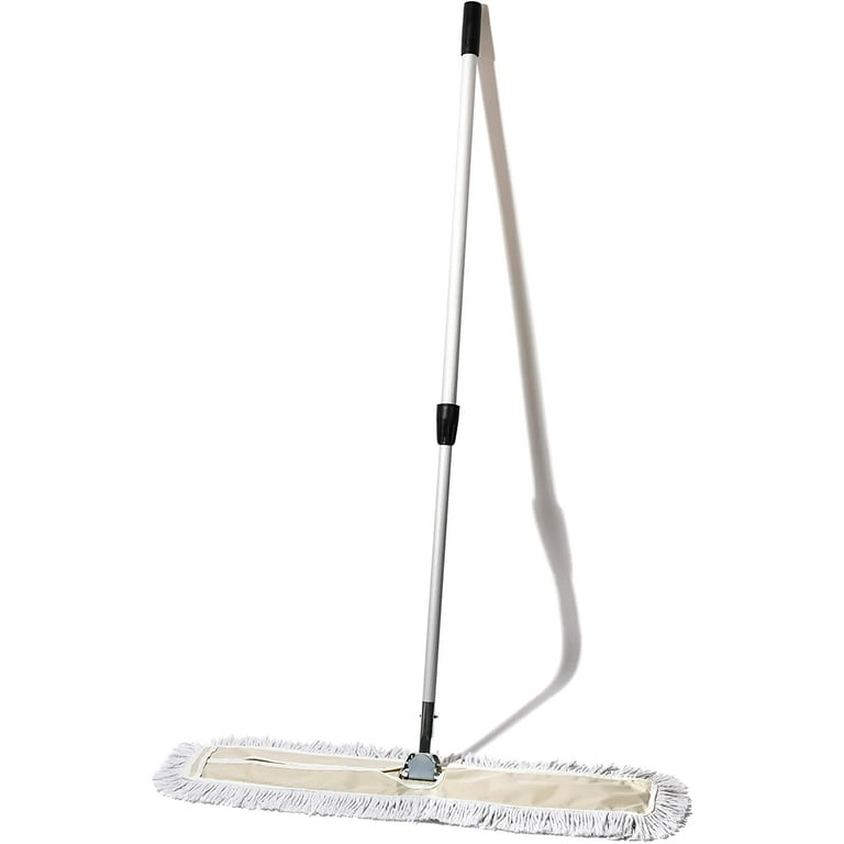CLEANHOME 36 Commercial Dust Mops for Floor Cleaning Heavy Duty Floor  Duster Mop with Long Handle Hotel Gym Household Cleaning Supplies for  Hardwood