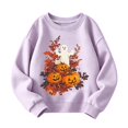 thumbnail image 3 of Gyexs Halloween Sweatshirts for Girls Fall Winter Clothes, Soft and Comfortable, Trick or Treat Apparel, 3 of 4