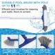 thumbnail image 4 of Kit de limpieza para piscina POOLAZA, cepillo de 44 cm, red recogehojas y pértiga de 3,2 m, 4 of 6