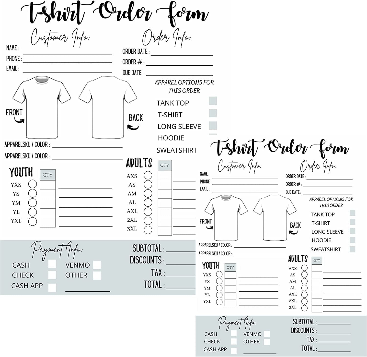 t-shirt-custom-order-form-hoodie-template-business-invoice-75-pk-8-5x11-inches-log-book-printable-for-small-businesses-new-orders-vinyl-decal-sublimation-walmart-com