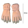 thumbnail image 2 of Guantes de nieve de invierno impermeables guantes cálidos a prueba de viento con forro polar de esquí, 2 of 5