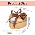 thumbnail image 2 of 10pcs Heart Shape Iron Candy Box Gold Empty Heart Tin Boxes Metal Chocolate Boxes with Bowknot for Valentine's Day Bridesmaid Proposal Wedding Birthday Present - 2.8x2.9x1.8 inch 10sets DIY, 2 of 6