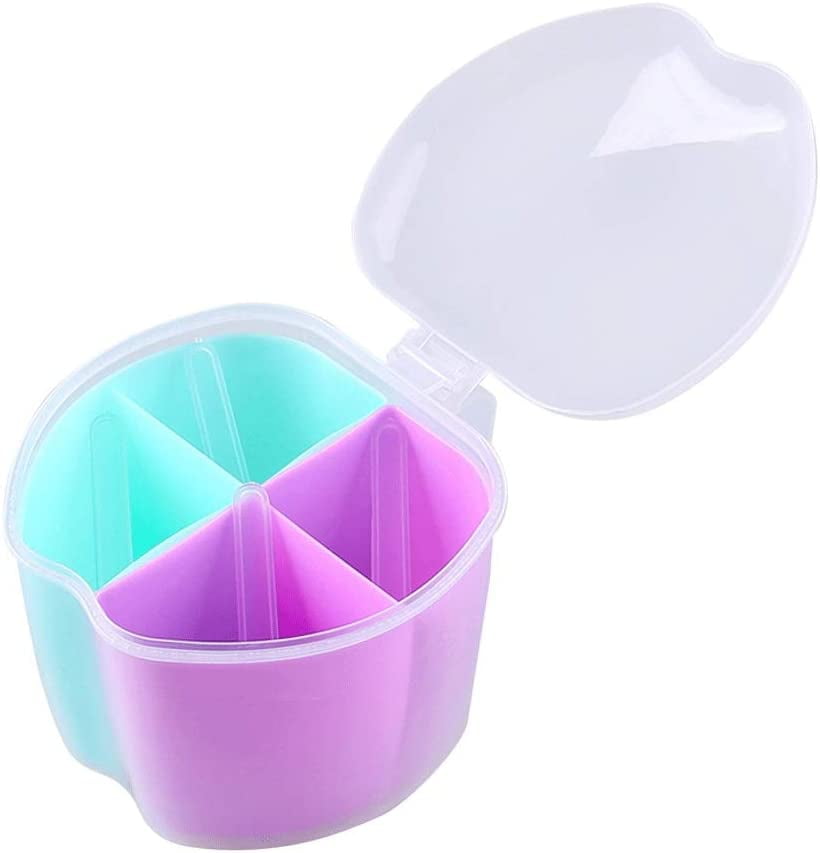 Condiment Bottles, Plastic Seasoning Box with Spoon MultiStyle