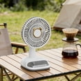 thumbnail image 4 of Kbndieu USB Desk Fan, Small Quiet Powerful 3 Speeds, Personal Mini Portable Desktop Table Fans, Cooling for Home Office Car Travel Indoor Outdoor, 4 of 6