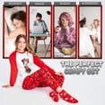 thumbnail image 5 of Conjunto de pijama de forro polar de Disney con calcetines mullidos para mujer, 5 of 5
