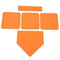thumbnail image 6 of WASHWEPE Baseball Training Mat Indoor Use Rubber Orange 5pcs, 6 of 8
