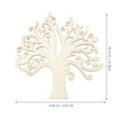 thumbnail image 3 of OFFIGAM 10pcs Wooden Tree Embellishments for Craft Projects and Table Decoration, Rustic Wood Accents for Home Decor, 3 of 10