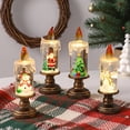 thumbnail image 2 of Advancent Globo navideño, árbol de Navidad con muñeco de nieve LED sin parpadeo, esquema de color elegante y sencillo, resistente al agua y Kits de decoración para fiestas estilo árbol de navidad, 2 of 6