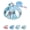 Light Blue, variant on Dog Harness for Small Medium Sized Dogs No Pull, Puppy Harness and Leash Set, Step in Dog Harness for Walking, Running, Training, Small Dog Vest (Pink, XXS)
