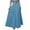Light Blue, variant on RUTAYY Vintage A-Line Denim Skirt For Women Retro Button Front Flare Skirt Stylish Midi Skirt For Casual Wear Solid Color Flowy Swing Pleated Beach Skirts