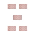thumbnail image 1 of Maytalsory Quick-drying Bathroom Rugs Exquisite Crafted For Easy Cleaning Toilet Rugs Bath Mat Carpets Pink 5PCS, 1 of 6
