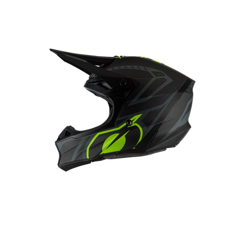 Oneal 2021 10 Series Carbon Offroad Helmet - Race Black/Neon Yellow 0650-2  