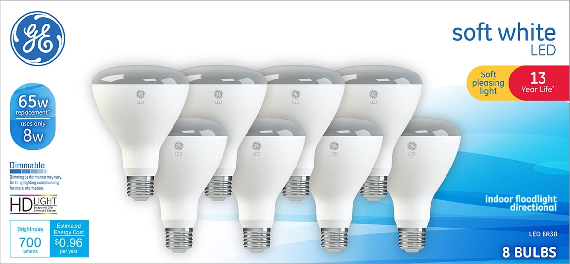 GE LED BR30 Indoor Floodlight Bulb Energy Star Certified 