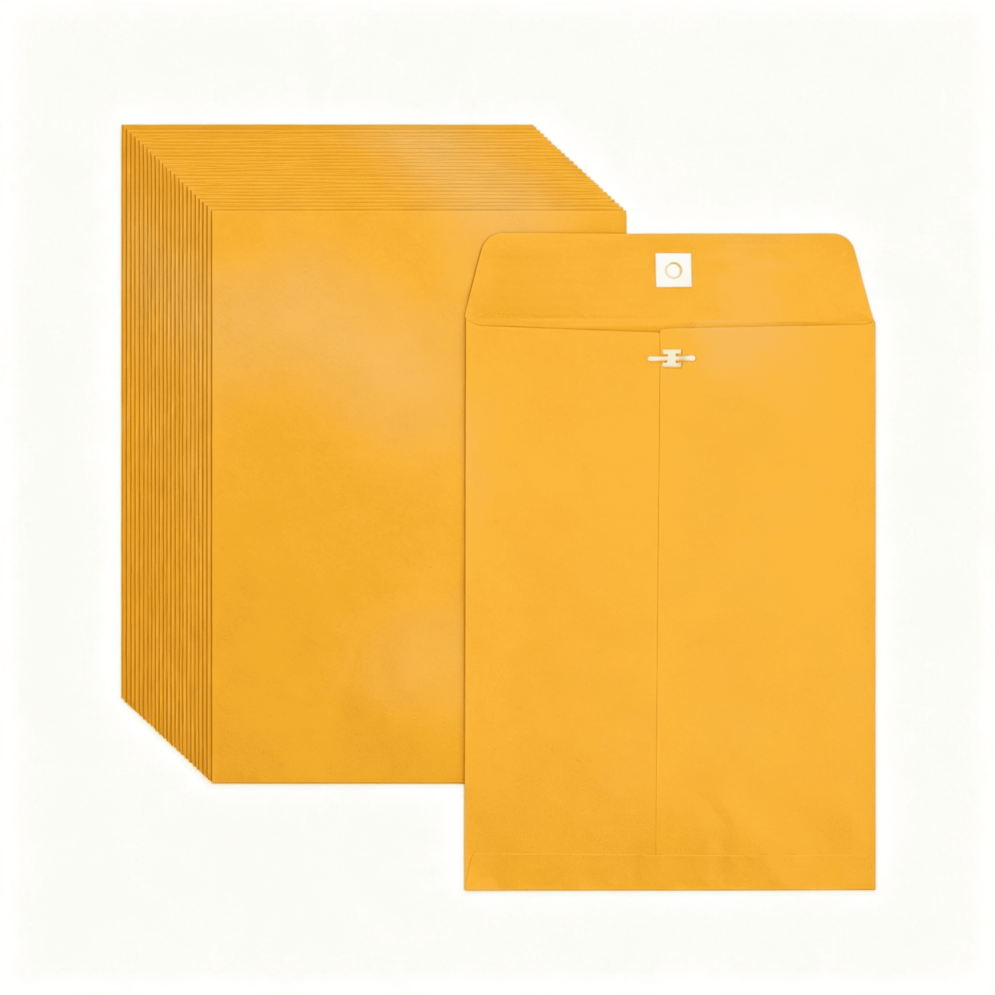 JAM Paper Catalog Envelopes, 5 1/2 x 7 1/2, Brown Kraft Manila, 50