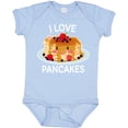 thumbnail image 3 of Inktastic I Love Pancakes with Cute Stack of Pancakes Boys or Girls Baby Bodysuit, 3 of 5
