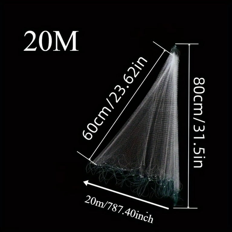 1 Piece White Nylon Fishing Net with Green Decoration - Durable PA  Material, Fine Mesh for Efficient Fishing, Suitable for Carp and Catfish,  Perfect Gift - Walmart.com