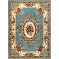thumbnail image 1 of Infinity Home 36364 3 ft. 11 in. x 5 ft. 3 in. Timeless Le Petit Palais Traditional Area Rug - Light Blue, 1 of 1