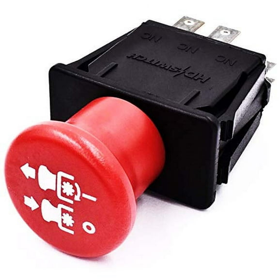 HD Switch 10 AMP Upgrade Blade Clutch PTO Switch Replaces Country Clipper E-6296 E-6403 E6296 E6403 Jazee Edge Charger Challenger Boss Wrangler