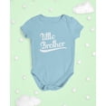 thumbnail image 4 of Big Sister Little Brother Matching Outfits Baby Announcement Sibling Shirts Little Bro Aqua NB (0-3M), 4 of 7