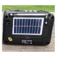 thumbnail image 5 of Radio FM AM SW con Carga Solar, Receptor de Radio, Altavoz Inalámbrico Bluetooth con Linterna LED, Compatible con Tarjeta TF y USB., 5 of 5