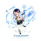 thumbnail image 1 of Genshin Impact Mondstadt personajes Amber Barbara Mona Diona figura acrílica con soporte modelo placa titular topper anime Gao Jinjia LED, 1 of 2
