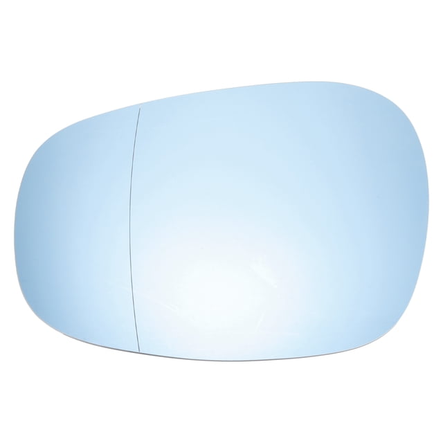 Reemplazo de vidrio de espejo único Bargains 1 Pc para BMW 125i 128i 135i 135is 320i 2009-2013 Lado del conductor izquierdo con placa de respaldo No.51167252893 Azul Vidrio real Plástico