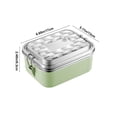 thumbnail image 3 of TIMIFIS Stainless Steel Tableware Stainless Steel Steamed Rice Lunch Box Sealed and Leak Proof Kitchen Gadgets, 3 of 6