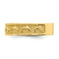 thumbnail image 3 of 14K Yellow Gold Ring Band Polished & Textured Dolphin Engraved Thumb, Size 6, 3 of 5