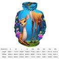 thumbnail image 2 of Two Deer in A Magical Forest 3d Sweatshirts Hoodie Fashion Casual Personality Men's Women Street Hoodie Pullovers Long Sleeve Comfortable Top, 2 of 6