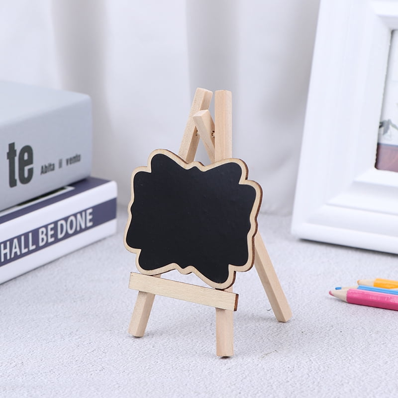 1:12 1/6 Wooden Mini Blackboard DIY Dollhouse Miniature Chalkboard AccessoriR_yk 