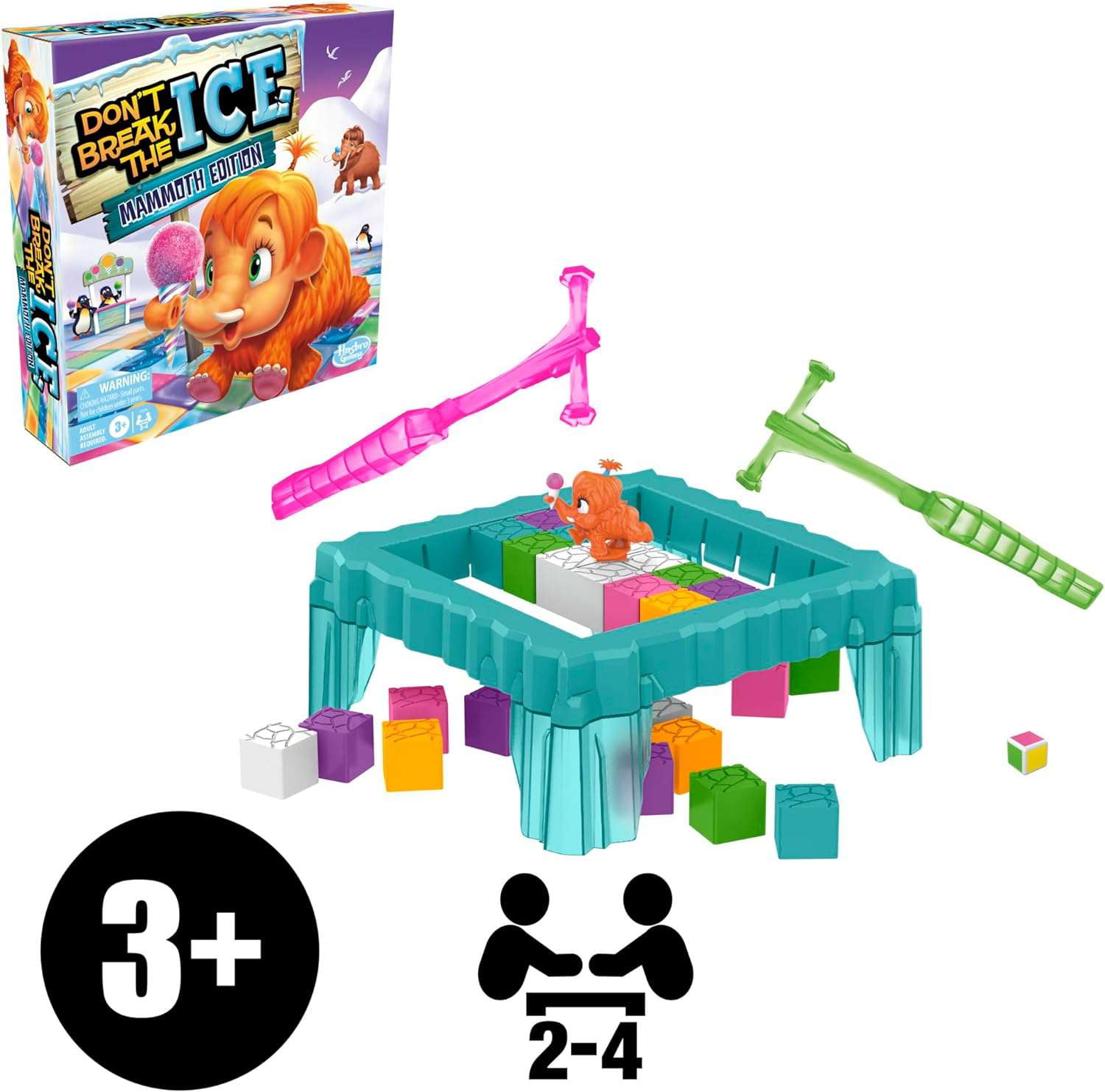 Hasbro Don't Break the Ice Mammoth Edition Classic Board Games