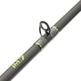 thumbnail image 3 of Lew’s MACH 1 Casting Fishing Rod, 7-Foot 3-Inch, 1-Piece IM7 Graphite Rod with Heavy Power and Fast Action, Winn Dri-Tac Split-Grip, Graphite Skeletal Reel Seat, White/Black/Green, 3 of 4