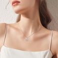 thumbnail image 6 of CACA LADY Mom Necklace 925 Sterling Silver Mother and Two Daughters Necklace Yellow Gold Mother Love Heart Pendant Necklace Mom necklace for Women from Daughter, 6 of 6