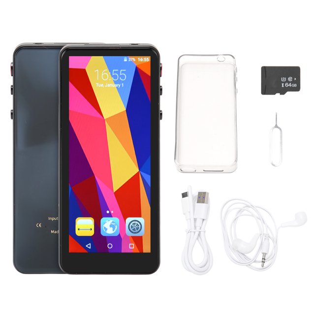 Lecteur MP4 Portable, Lecteur de Musique Portable pour Android, Lecteur de Musique Haut de Gamme