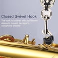 thumbnail image 3 of Saxophone Neck Band, Robust Rope Padded Sax Neck Strap  for Bass Clarinet Oboes, 3 of 7