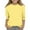 Yellow, variant on Meresysid Kids Three-Quarter Sleeve Shirts Crewneck Solid Color Pullover Basic Tees Daily Tees Blouses Spring Summer Clothes Blue 4-5 Years