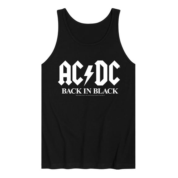 ACDC - Back In Black - Men's Jersey Tank Top