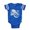 Royal Blue, variant on CafePress - Gothic Skull Initial C - Cute Infant Baby Football Bodysuit