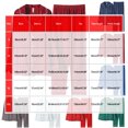thumbnail image 4 of 2PC Christmas Pajamas for Women Long Sleeve Lapel Button Down Shirt with Pockets Long Pants Family Matching Sets Wine 2XL, 4 of 7