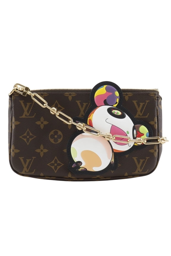 Pre-Owned Louis Vuitton LVxTM Pochette Accessories Shoulder Bag/Pouch, Takashi... (Good)