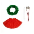 thumbnail image 2 of Goose Statue Decor Clothing Set,Porch Goose Outfit,23" Removable Hat Scarf Necklace Dress Accessory Suit for Outdoor Garden Scene Decoration,Red, 2 of 6