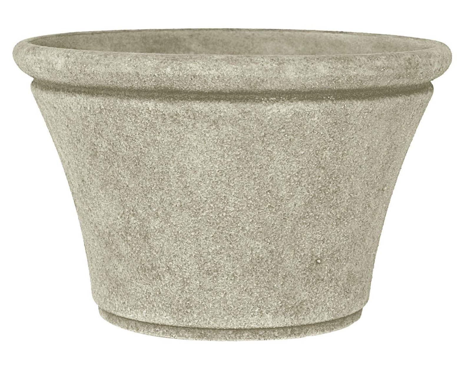 Happy Planter, Natural Stone, Plastic Resin Fiberglass, Size Size in