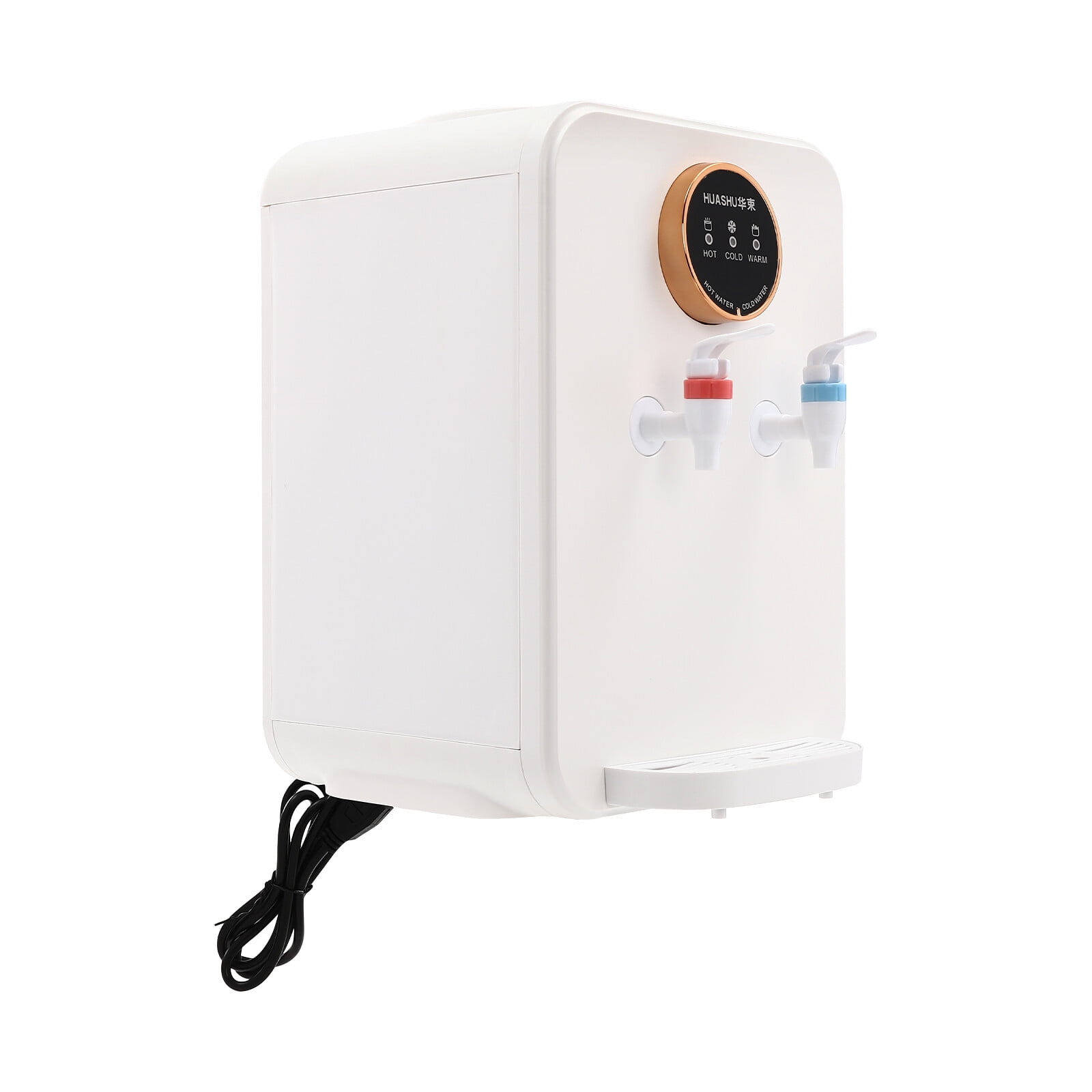Top Loading Hot Cold Water Dispenser Tabletop Countertop Drinking Machine Room Temperature Water, Premium Countertop Water Cooler Dispenser for 1 to 5 Gallons Bottle