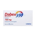 thumbnail image 1 of Dabex XR Metformina 750 mg liberación prolongada 30 tabletas, 1 of 4